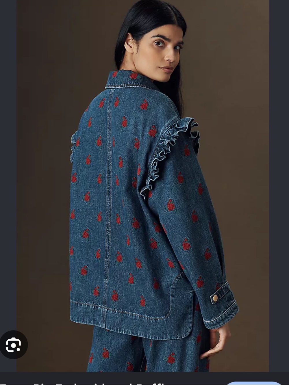 FARM Rio Denim Jacket NWT - Picture 3 of 8